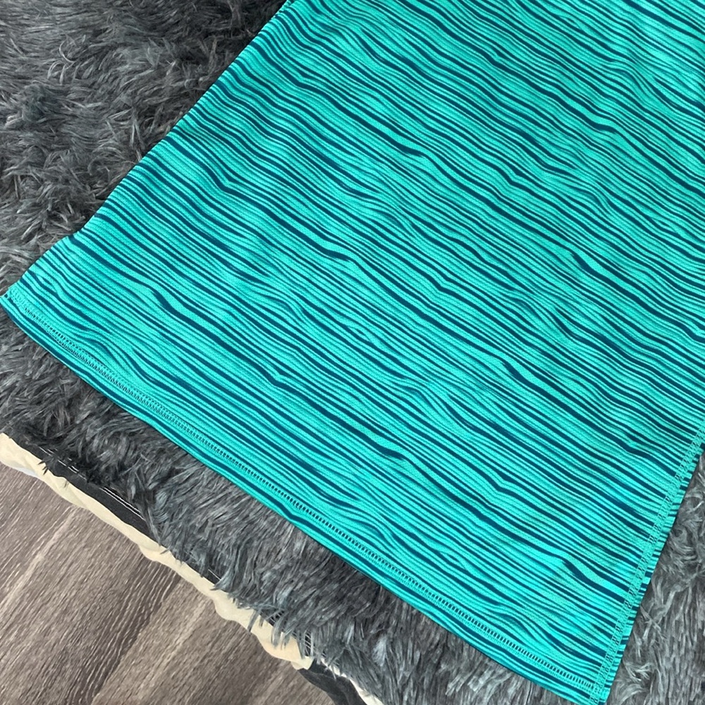 Champion duodry dark seafoam green and navy horizontal strap sporty top - Picture 11 of 17